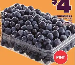 Independent City Market BLUEBERRIES, PINT offer