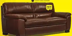 Leon's Maddox Leather Sofa - Cognac offer