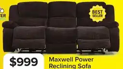 Leon's Maxwell Power Reclining Sofa - Brown offer