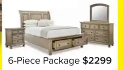 Leon's Windchester 6-Piece Queen Storage Bedroom Package - Grey offer