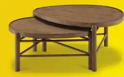 Leon's Hadleigh 37 Nesting Coffee -Table Honey Brown Finish offer
