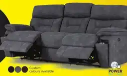 Leon's Dawson Power Reclining Sofa - Graphite offer