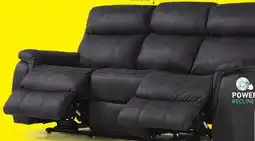 Leon's Haven Dual Power Reclining Sofa - Grey offer