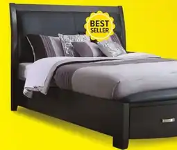 Leon's Cinema 3-Piece Queen Storage Bed - Charcoal offer