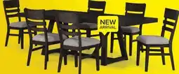 Leon's Hearst 7-Piece Extendable Trestle Dining Set - Dark Oak offer