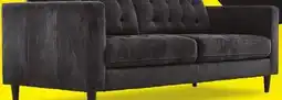 Leon's Anthena Polyester Sofa - Charcoal offer