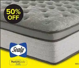 Leon's Sealy Milana II Luxury Plush Queen Mattress offer