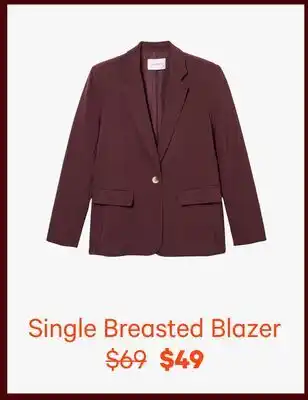 Joe Fresh Single Breasted Blazer offer