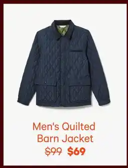 Joe Fresh Men's Quilted Barn Jacket offer