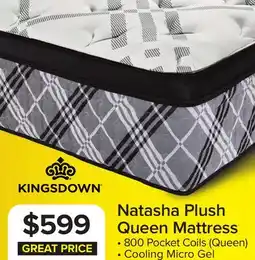 Leon's Kingsdown Natasha Plush Queen Mattress offer
