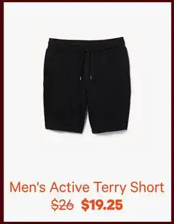 Joe Fresh Men's Active Terry Short offer