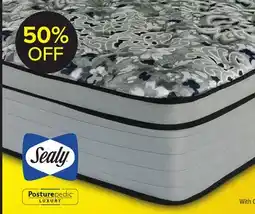Leon's Sealy Posturepedic Palatial Crest Kamden II Firm Eurotop Queen Mattress offer