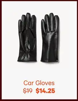 Joe Fresh Car Gloves offer