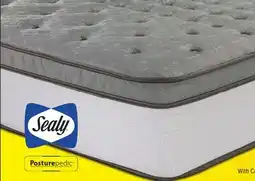 Leon's Sealy Posturepedic Correct Comfort 6 Firm Eurotop Queen Mattress offer