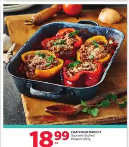 Rexall M&M FOOD MARKET Supreme Stuffed Peppers 907g offer