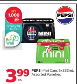 Rexall PEPSI Mini Cans offer