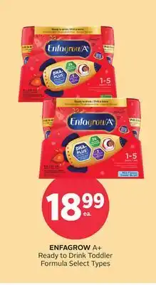 Rexall ENFAGROW A + Ready to Drink Toddler Formula offer