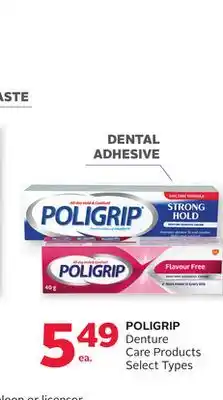 Rexall POLIGRIP Denture Care Products offer