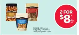 Rexall NOSH & CO. Peanuts 525g-550g or Nut Mixes 200g-250g offer