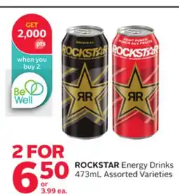 Rexall ROCKSTAR Energy Drinks offer