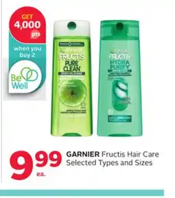 Rexall GARNIER Fructis Hair Care offer