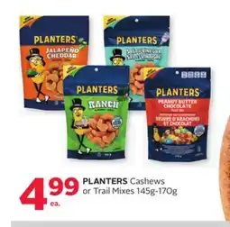 Rexall PLANTERS Cashews or Trail Mixes offer