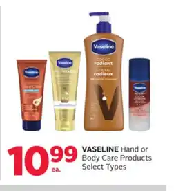 Rexall VASELINE Hand or Body Care Products offer