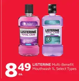 Rexall LISTERINE Multi-Benefit Mouthwash 1L offer