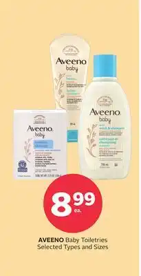 Rexall AVEENO Baby Toiletries offer