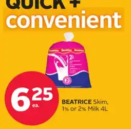 Rexall BEATRICE Skim, 1% or 2% Milk offer
