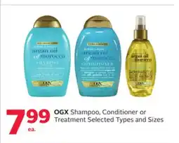 Rexall OGX Shampoo, Conditioner or Treatment offer