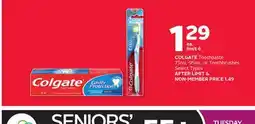 Rexall COLGATE Toothpaste 75mL-95mL or Toothbrushes offer