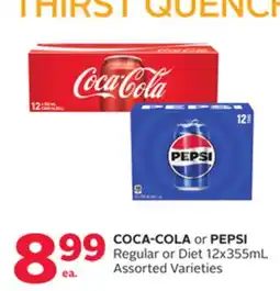 Rexall COCA-COLA or PEPSI Regular or Diet offer