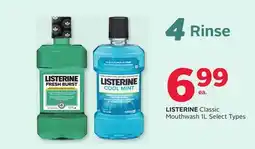 Rexall LISTERINE Classic Mouthwash offer