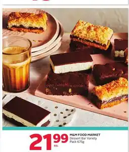 Rexall M&M FOOD MARKET Dessert Bar Variety Pack offer