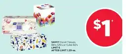 Rexall SAVVY Facial Tissues offer