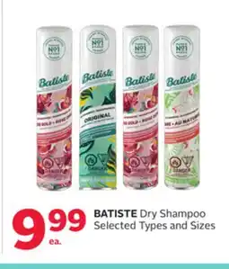Rexall BATISTE Dry Shampoo offer