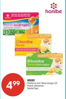 Pharmaprix HONIBEHoney Lozenges offer