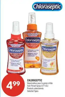 Pharmaprix CHLORASEPTIC Vaporisateur pour la gorge irritée Sore Throat Spray 177 mL offer