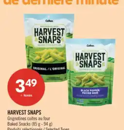 Pharmaprix HARVEST SNAPS Baked Snacks offer