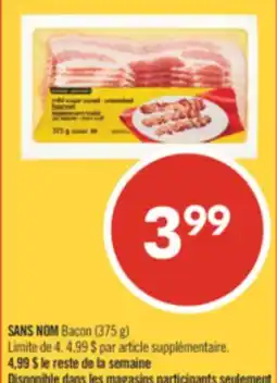 Pharmaprix NO NAME Bacon offer