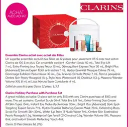 Pharmaprix Clarins 12-Piece Skincare Set offer