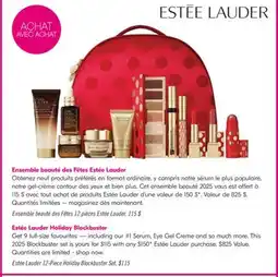 Pharmaprix Estée Lauder 12-Piece Holiday Blockbuster Set offer