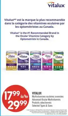 Pharmaprix VITALUX Advanced Ocular Multivitamins offer