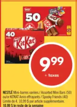 Pharmaprix NESTLÉ Mini-barres Assorted Mini Bars (50) or KITKAT Spooky Friends (40) offer