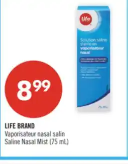 Pharmaprix LIFE BRAND Saline Nasal Mist offer