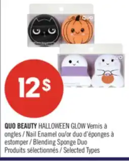 Pharmaprix QUO BEAUTY HALLOWEEN GLOW Nail Enamel or Blending Sponge Duo offer