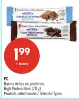 Pharmaprix PC High Protein Bars (78 g) offer