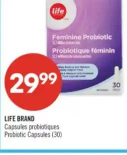 Pharmaprix LIFE BRAND Probiotic Capsules offer