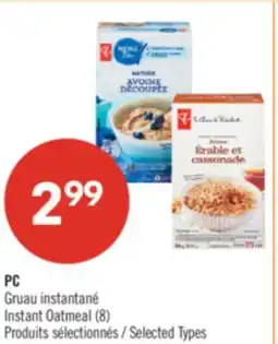 Pharmaprix PC Instant Oatmeal offer